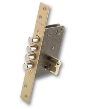 Mod. 701B Cerradura Alta Seguridad Cromo Mate