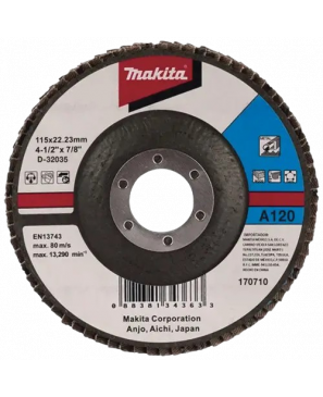  MULTIDISCO FLAP 4-1/2 G120 MET/MAD/PLAST