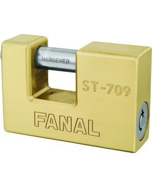 Fanal CS1-ST-709 Candado Antipalanca, Llave Tubular, Cuerpo 75 mm Barra Templada