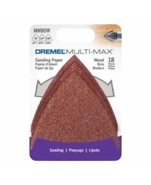 2615M80WAA KIT 18 LIJAS PAPEL MADERA G60,120,240 X