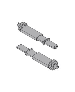 Piñón de TIP-ON, Materia plástica, Soporte semicircular