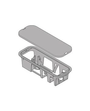 Soporte del transformador SERVO-DRIVE, Montaje sobre el fondo