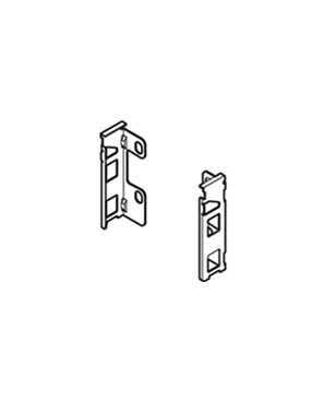 LEGRABOX Adaptadores para trasera en madera, Altura M (106 mm), dra+izq negro tierra mate