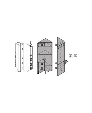 TANDEMBOX Fijación frontal, Altura D, EXPANDO, Juego, SPACE CORNER