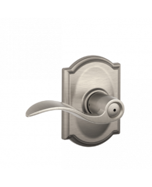 Cerradura de Baño Accent con Camelot Niquel Satin F40 V ACC 619 CAM