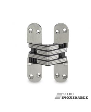 Bisagra Invisible 70 mm Jako - Acero Inox BC7016 