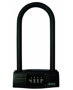 CANDADO DIGITAL DE COMBINACIÓN AJUSTABLE MOD. BICIGAN NEGRO