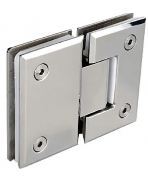 SHZ180 BISAGRA CRISTAL 180 CROMO SATIN ZAMAK