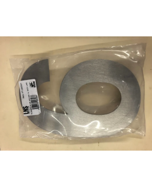 Número en Acero Inoxidable 20 cms con espárrago