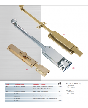 PASADOR MOD. 611 300MM LATON PULIDO 