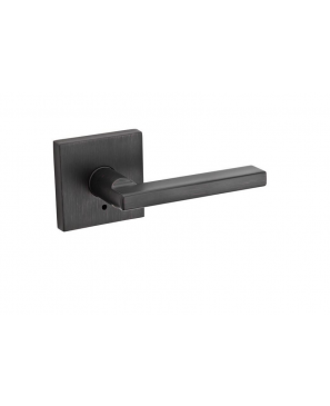 Cerradura de privacidad negra Halifax Kwikset 97300-949