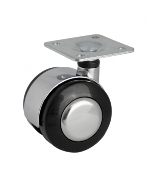 RODAJA JAKO CROMO 40MM. C/PLACA Y FRENO