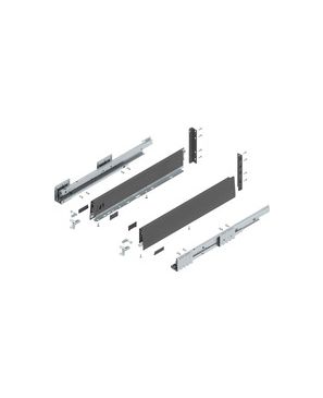 Kit cajón MERIVOBOX 500 mm altura E Gris Orión