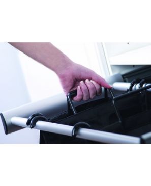 Cesta Extraible con Bolsas Removibles en Aluminio Mate 457 mm