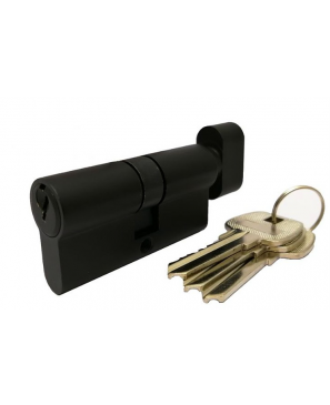 CIL103MB-60 CILINDRO NEGRO LLAVE-POMO 60MM