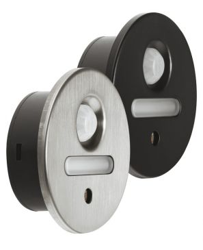 Luz de zoclo, control por sensor de luz y movimiento -  LED 2028, acero inoxidable, 12 V