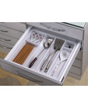 Mod. CT-600B Charola Cubiertos Gris