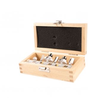 FRESA P/ROUTER 1/4 CANTO JGO 6 PZ P/MADERA