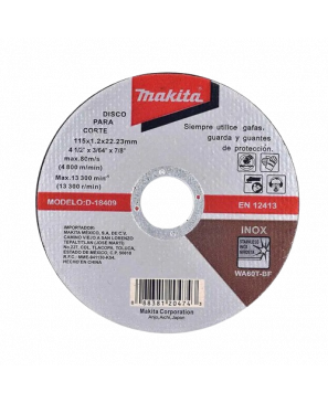 DISCO ABRAS CORTE P/AC-INOX 115X1.2X22MM