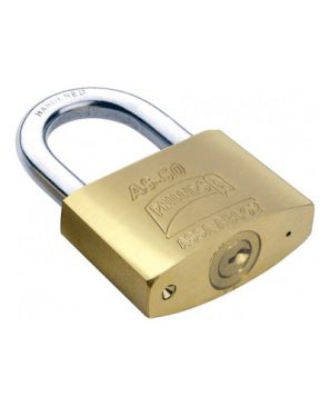 CANDADO DE LATÓN SÓLIDO 12 PERNOS 50 MM MOD. AS-50 ALTA SEGURIDAD