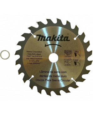 DISCO SIERRA CIRC 6-1/2X24DX20MM C/RED 5/8