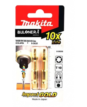 x PUNTA (T) T10 X 2 IMPACT GOLD (2PZAS) *