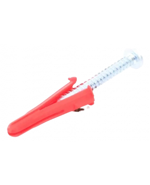 Combo rojo 100 taq+100 tornillo tipo pija 10x11/2