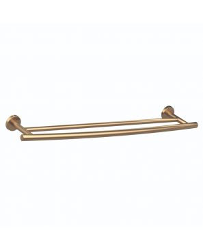 BH26545BBZ TOALLERO DOBLE 24" ARRONDI GOLD BRUSHED