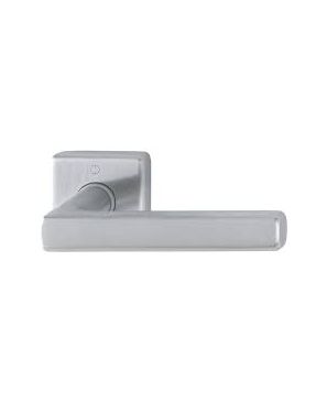 E1643/52K DALLAS JUEGO DE MANIJAS INOX CUADRADA ALTA HOPPE