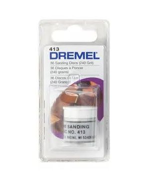 Discos para lijar, grano 240 Dremel 413