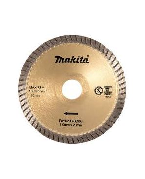 Disco Diamante Turbo Cóncavo 4-3/8 X 20 Mm Makita D36968