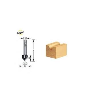 Broca ranurado en "V" Timberline Mod.180-10