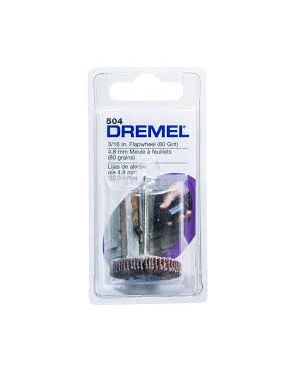 Dremel 504 3/16" Flapwheel, grado 80