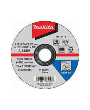 B-44074 DISCO ABRASIVO CORTE 4X5/8 P/MET MAKITA
