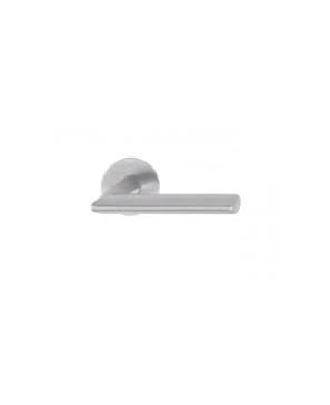 E1140Z/849 STOCKHOLM JUEGO DE MANIJAS ACERO INOX ROSETA REDONDA PLANA HOPPE