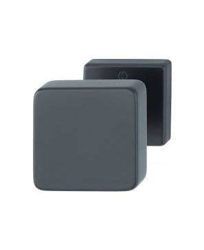 43H/843 POMO FIJO CUADRADO ALUMINIO ACABADO NEGRO MATE HOPPE