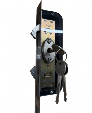 Cerradura de doble gancho tetrallave Acero inoxidable