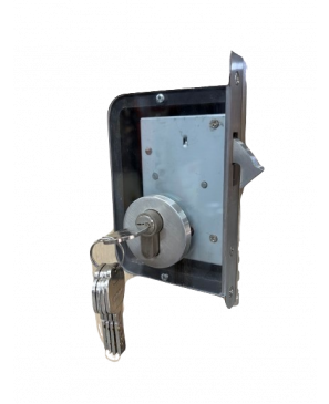 Mecanismo de gancho con cilindro de 70mm llave-mariposa