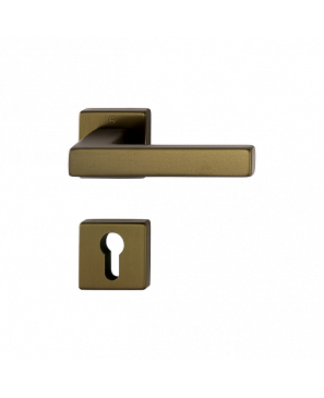 1769/843K/843KS MANIJAS AUSTIN ALUMINIO ACABADO BRONCE SATINADO C/ BOCALLAVE CUADRADA