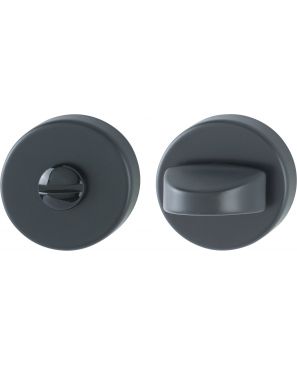 42KS KIT DE WC ALUMINIO ACABADO NEGRO MATE HOPPE