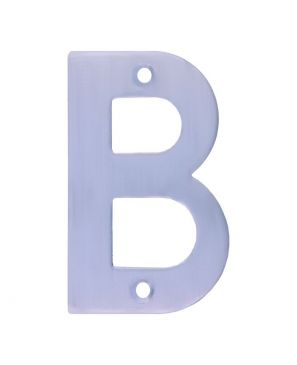 Letra "B" Acero Inoxidable 4"