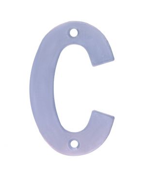 Letra "C" Acero Inoxidable 4"