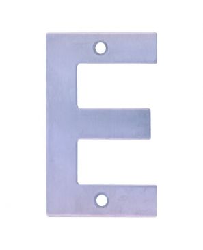 Letra "E" Acero Inoxidable 4"