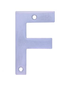 Letra "F" Acero Inoxidable 4"