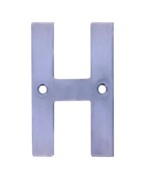 Letra "H" Acero Inoxidable 4"