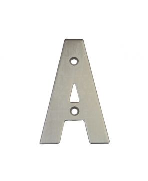 Letra "I" Acero Inoxidable 4"