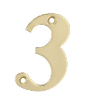 Numero "3" de Laton 2"