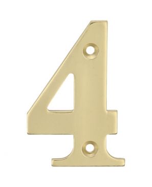 Numero "4" de Laton 2"