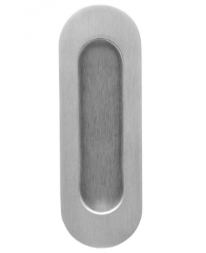 OVAL 120X40SS JALADERA EMBUTIR ACERO INOX