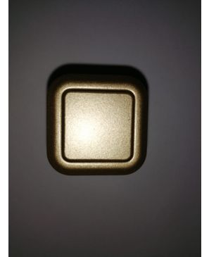 PO2006ZAXP005E466 POMO CUADRADO PUSH GOLD METALIZA